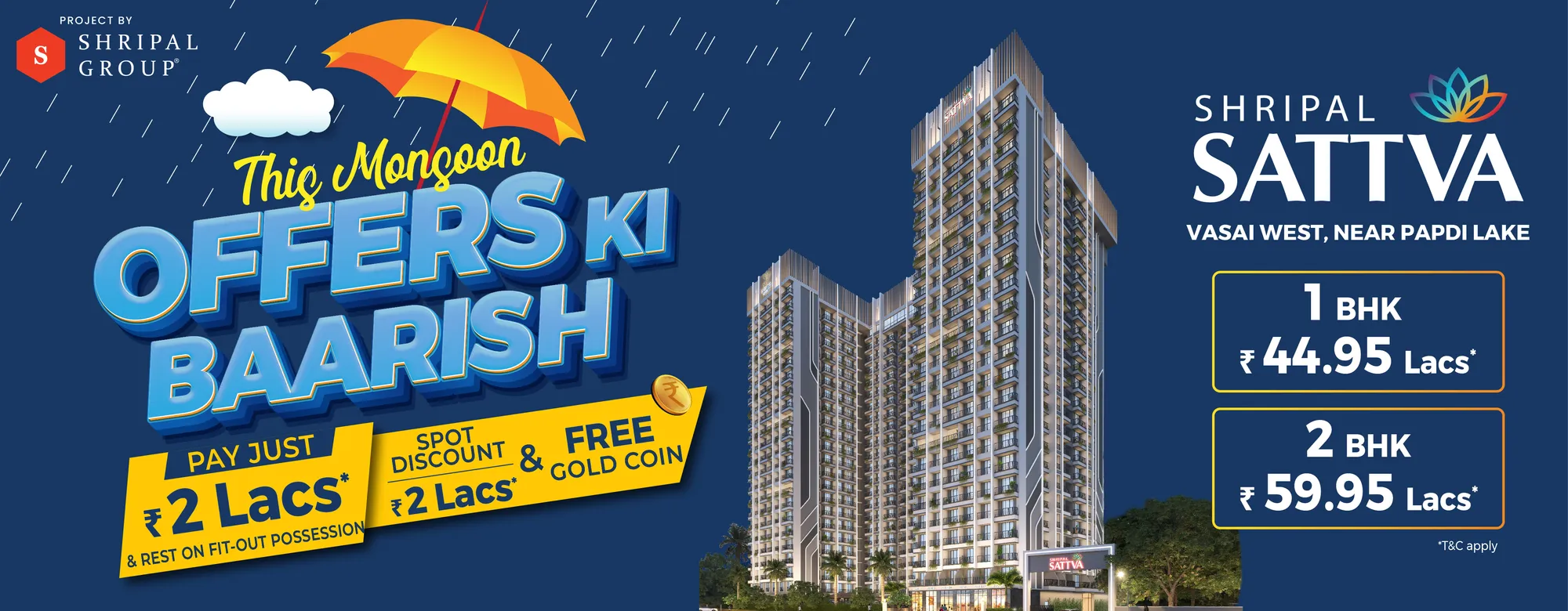1, 2 BHK Flats in Virar West