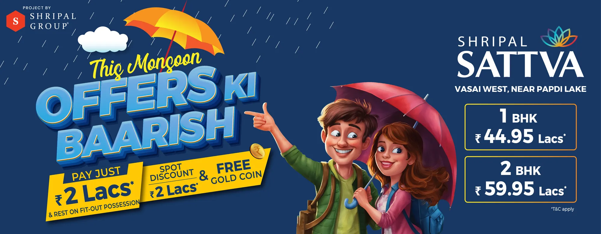 1, 2 BHK Flats in Virar West