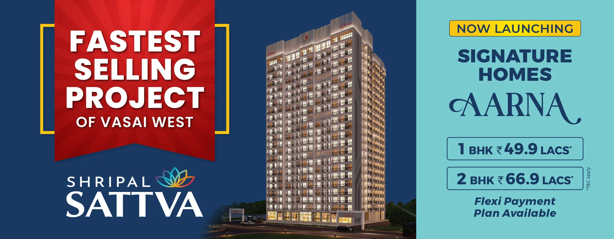 1, 2 BHK Flats in Virar West