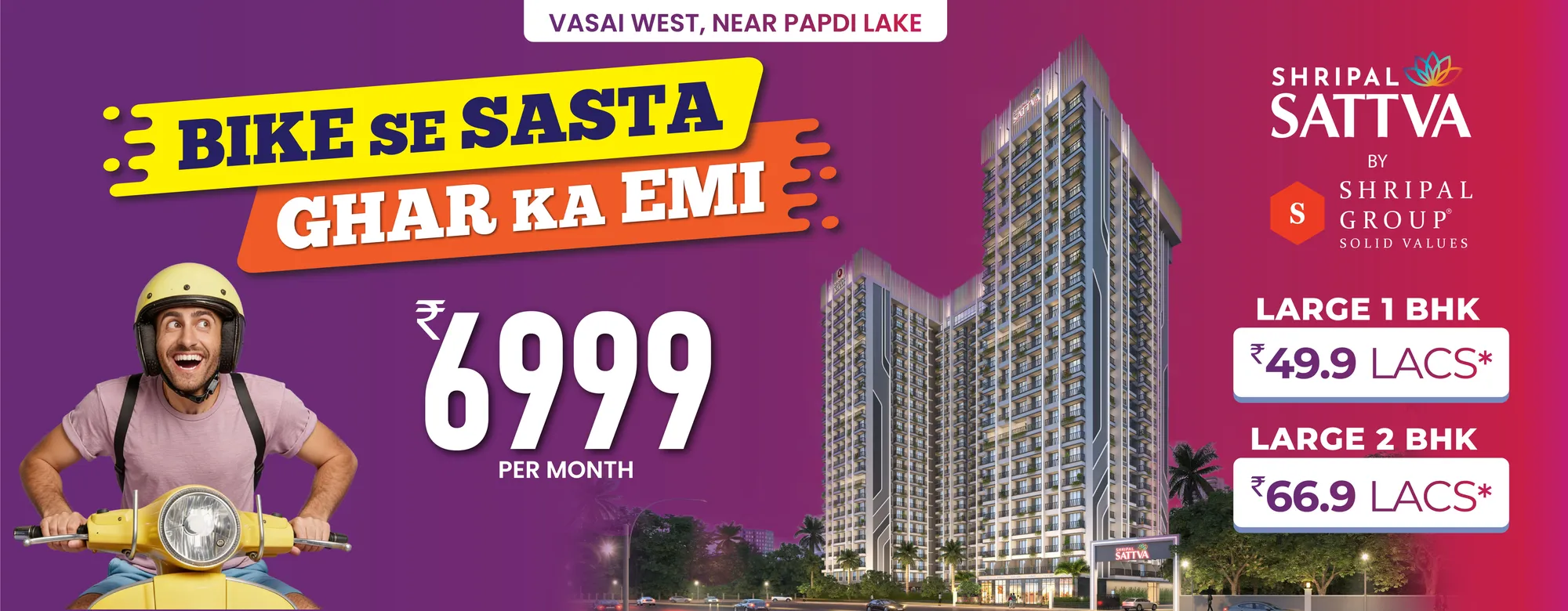1 bhk flat for sale in vasai west